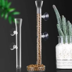 Glas-Futterrohr für Aquarienfische – transparentes Fütterungsgerät
