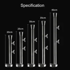 Glas-Futterrohr für Aquarienfische – transparentes Fütterungsgerät