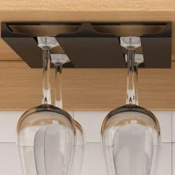 Glas-Organizer unter dem Schrank – Aufbewahrungslösung für die Küche
