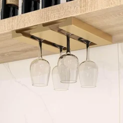 Glas-Organizer unter dem Schrank – Aufbewahrungslösung für die Küche