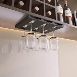 Glas-Organizer unter dem Schrank – Aufbewahrungslösung für die Küche