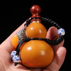 Glücksbringer-Schlüsselanhänger - Tragbare Amulettflasche