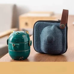 Glückskatze-Teeservice aus Keramik – das perfekte Geschenk für Katzenliebhaber