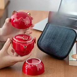 Glückskatze-Teeservice aus Keramik – das perfekte Geschenk für Katzenliebhaber