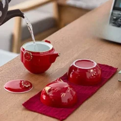 Glückskatze-Teeservice aus Keramik – das perfekte Geschenk für Katzenliebhaber