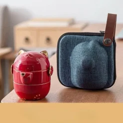 Glückskatze-Teeservice aus Keramik – das perfekte Geschenk für Katzenliebhaber