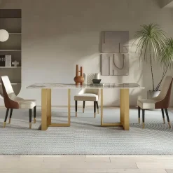 Gold Grandeur Esstisch – Elegantes Design