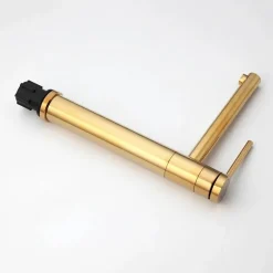 Gold Plated Brass Faucet - Elegant Sink Fixture
