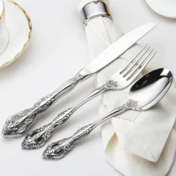 Gold Silber Edelstahl Besteck Set - Küchengeschirr Werkzeuge Zubehör