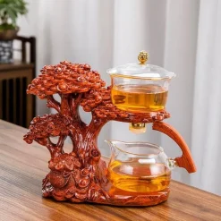 Golden Dragon Teekanne - Mystische Keramikteekanne