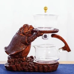 Golden Dragon Teekanne - Mystische Keramikteekanne