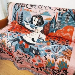 Gotische Wandteppichdecke – doppelseitige Heim- und Außendekoration