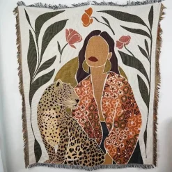 Gotische Wandteppichdecke – doppelseitige Heim- und Außendekoration