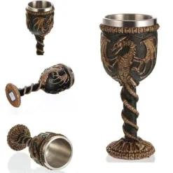 Gotischer Totenkopfkelch - Cocktail-Trinkgeschirr aus Edelstahl