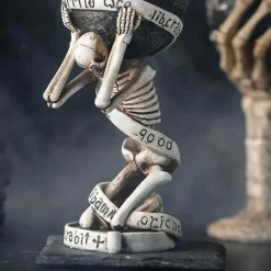 Gotischer Totenkopfkelch - Cocktail-Trinkgeschirr aus Edelstahl