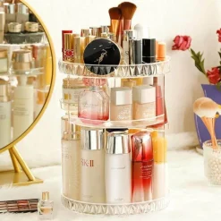 360-Grad drehbarer Make-up-Organizer – Kosmetik-Aufbewahrungsbox