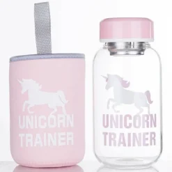 Gradient Sky 600ml Glaswasserflasche - Stilvolles Sport-Trinkgeschirr