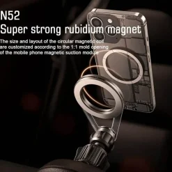 360-Grad-Magnet-Telefonhalter für die Lüftungsöffnung im Auto - Universelle Telefonhalterung