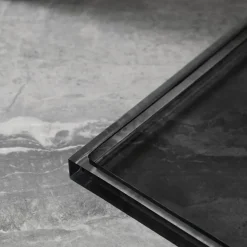 Gray Minimalist Bathroom Set - Modern Home Decor Accessories