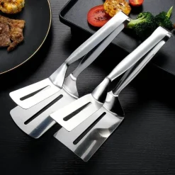 Grillzange aus Edelstahl – Easy Grip BBQ Tool