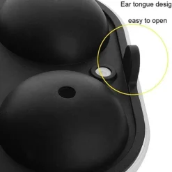 Große Eisballform – perfekt für Cocktails und Whiskey-Getränke