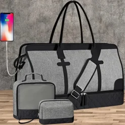 Große Familienreisetasche – Reisetasche mit Schuh- und Nassfach