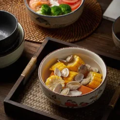 Große Ramen-Schüssel aus Keramik – 67 Zoll große Nudelsuppenschüssel für Küche und Hotel