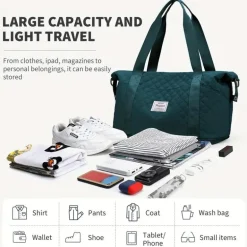 Große Tragetasche, leichte Reise-, Schwangerschafts- und Sporttasche