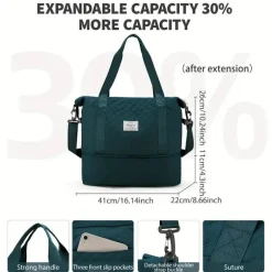 Große Tragetasche, leichte Reise-, Schwangerschafts- und Sporttasche