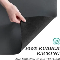 Große wasserabsorbierende Abtropfmatte – Küchen-Abtropfunterlage