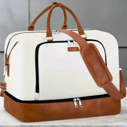 Große Wochenendtasche – Reiseaufbewahrung mit Schuhfach und tragbarem Design