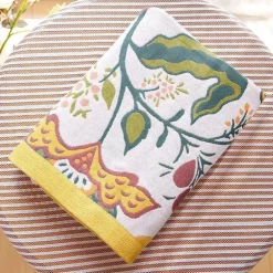 Großes Badetuch aus Baumwollgaze – weich, saugfähig, 90 x 180 cm für ultimativen Komfort