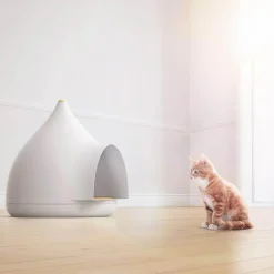 Großes Katzenhaus – Katzenunterstand im Wassertropfen-Design