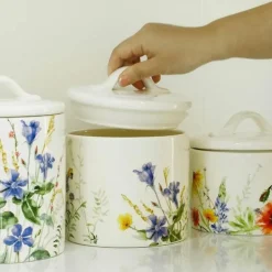 Großes, mit Silikon versiegeltes Vorratsglas für Blumen – vielseitige Dose für Nüsse, Tee, Zucker, Gewürze