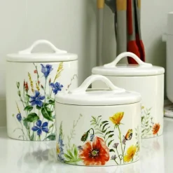 Großes, mit Silikon versiegeltes Vorratsglas für Blumen – vielseitige Dose für Nüsse, Tee, Zucker, Gewürze