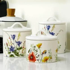 Großes, mit Silikon versiegeltes Vorratsglas für Blumen – vielseitige Dose für Nüsse, Tee, Zucker, Gewürze