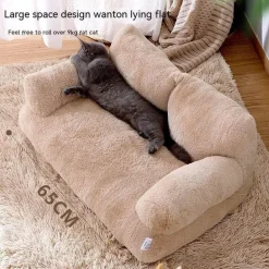 Großes Plüsch-Haustiersofa – Bequemes Vier-Jahreszeiten-Hunde-/Katzenbett