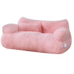 Großes Plüsch-Haustiersofa – Bequemes Vier-Jahreszeiten-Hunde-/Katzenbett