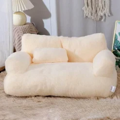 Großes Plüsch-Haustiersofa – Bequemes Vier-Jahreszeiten-Hunde-/Katzenbett