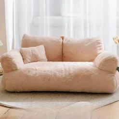 Großes Plüsch-Haustiersofa – Bequemes Vier-Jahreszeiten-Hunde-/Katzenbett