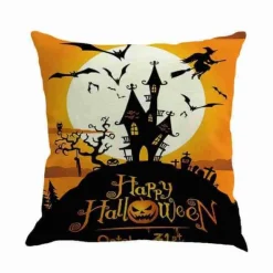 Gruseliges Haus Halloween Kissenbezüge