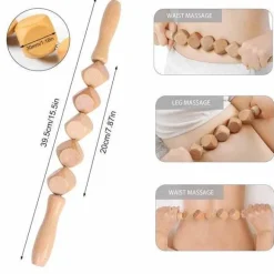 Gua Sha Massagegerät aus Holz – Werkzeug zur Linderung von Nacken und Schultern