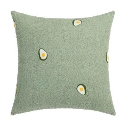 Hahnentritt-Kissenbezug - Schwarz-weißer Kissenbezug mit Schleife, 30 x 50 cm