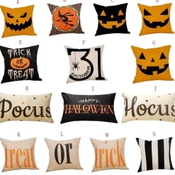 Halloween Geister Kissenbezüge - Gruseliges Gruseldekor