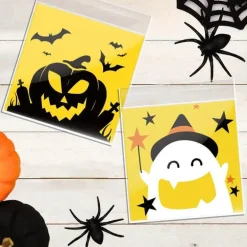 Halloween-Keksverpackungsbeutel – 100 Stück für Gebäckdekorations-Leckereien