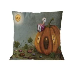 Halloween-Kissenbezüge – süße, gruselige Dekokissen