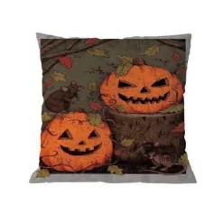 Halloween-Kissenbezüge – süße, gruselige Dekokissen