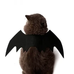 Halloweenkostüm mit Fledermausflügeln für Haustiere – Gruseliges Outfit für Haustiere