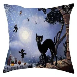 Halloween-Kürbis-Kissenbezüge – Dekorative, gruselige Kissen