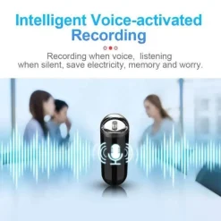 Halskette mit sprachaktiviertem Audiorecorder – stilvolles Smart-Gerät für freihändige Aufnahmen